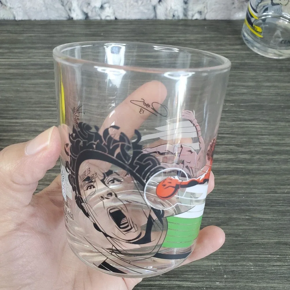 Set Of 2 Mexican‎ National Soccer Team Centenario Tequila Drinking Rocks Glasses